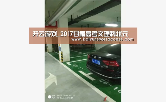 开云游戏_2017甘肃高考文理科状元(图1) 开云入口